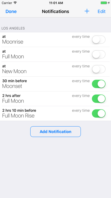 Moon Phases and Lunar Calendar Screenshot