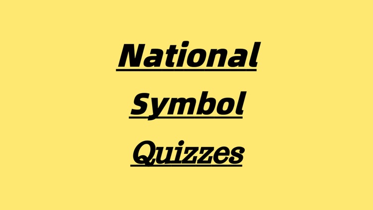 National Symbol Quizzes