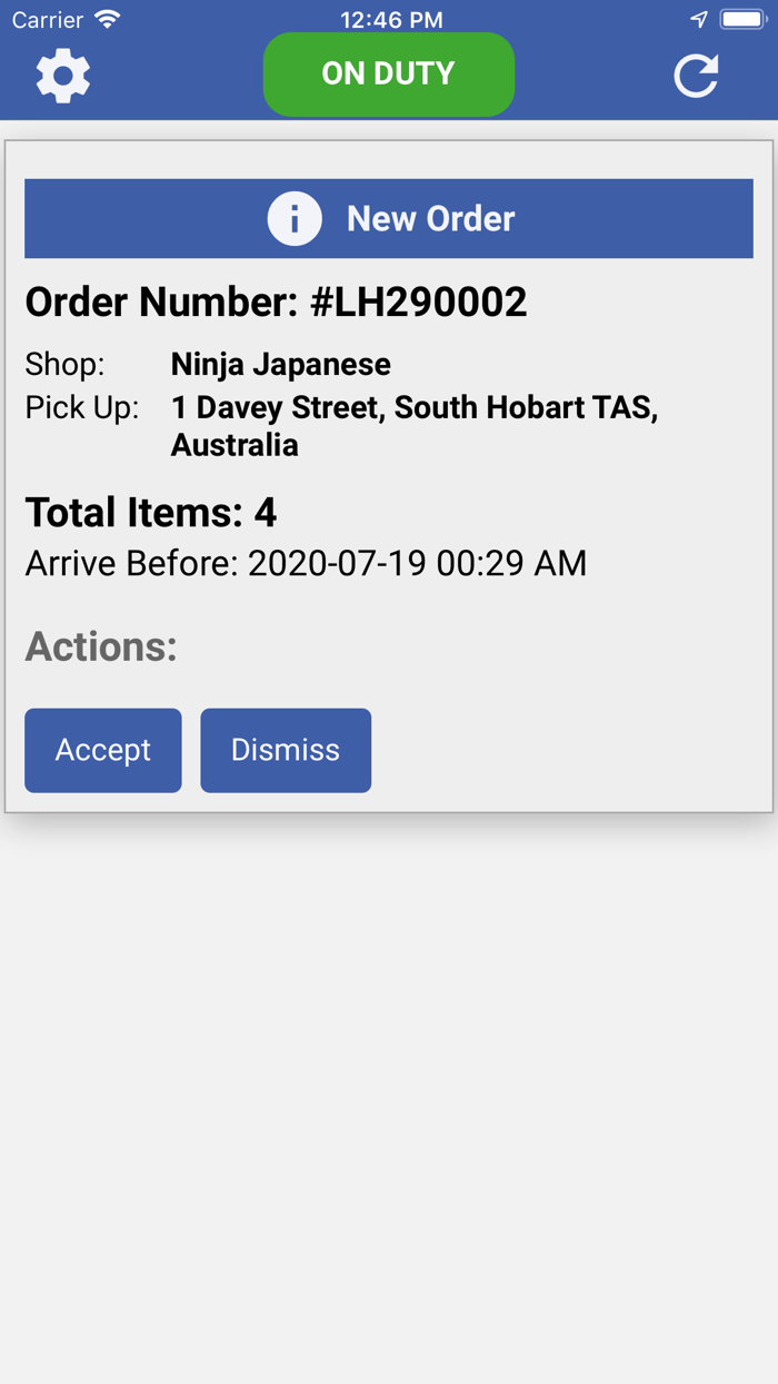 Local Hobart Driver App