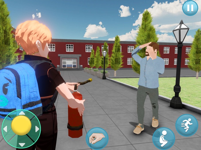 Yandere High School Anime Girl