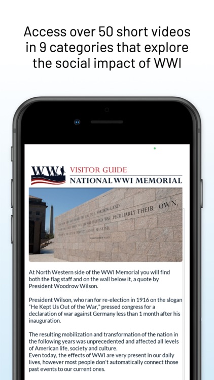 WWI Memorial Visitor Guide screenshot-5