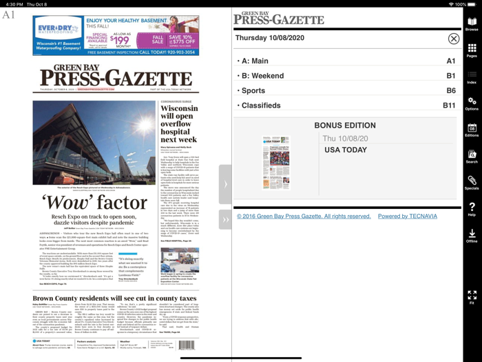 Green Bay Press-Gazette Print