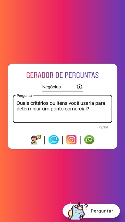 Gerador de perguntas - IG