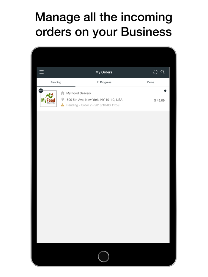 Takeaways Business App