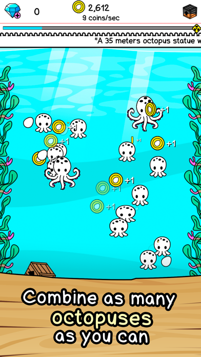 Octopus Evolution | Clicker Game of the Deep Sea Mutants Screenshot 1