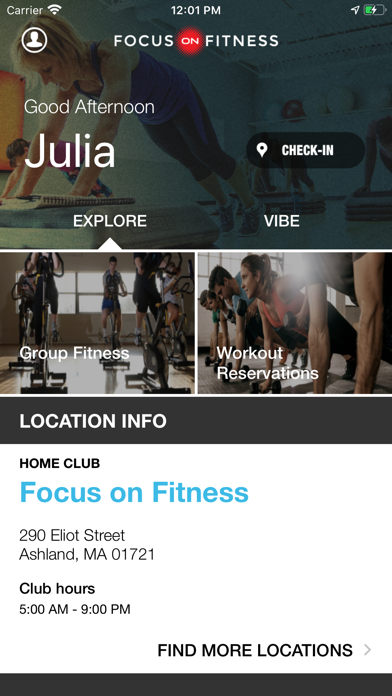 Focus on Fitness screenshot 2