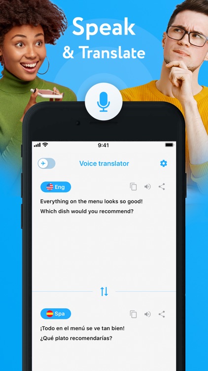 Translate Voice, Photo & Text