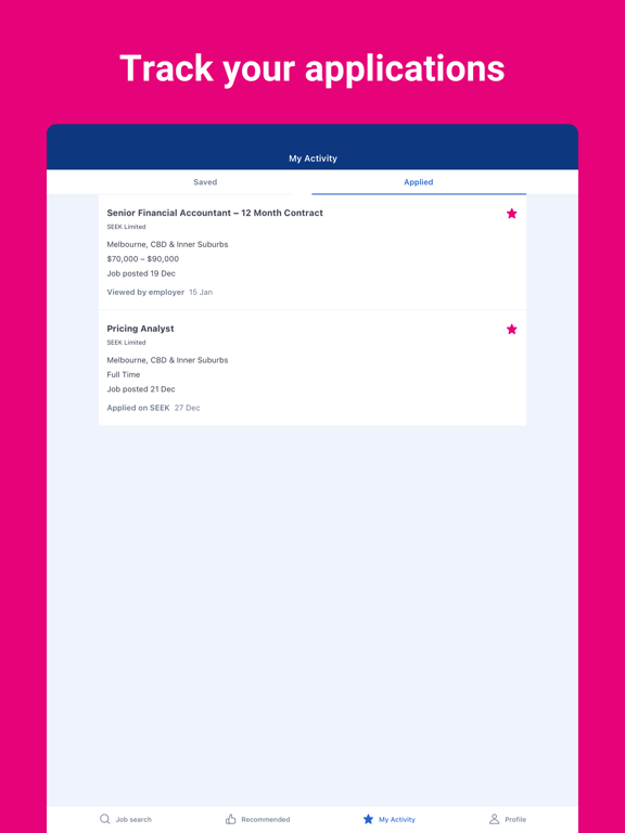 SEEK - Job Search screenshot
