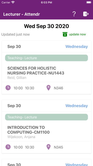 RGU Attend Lecturer screenshot 3