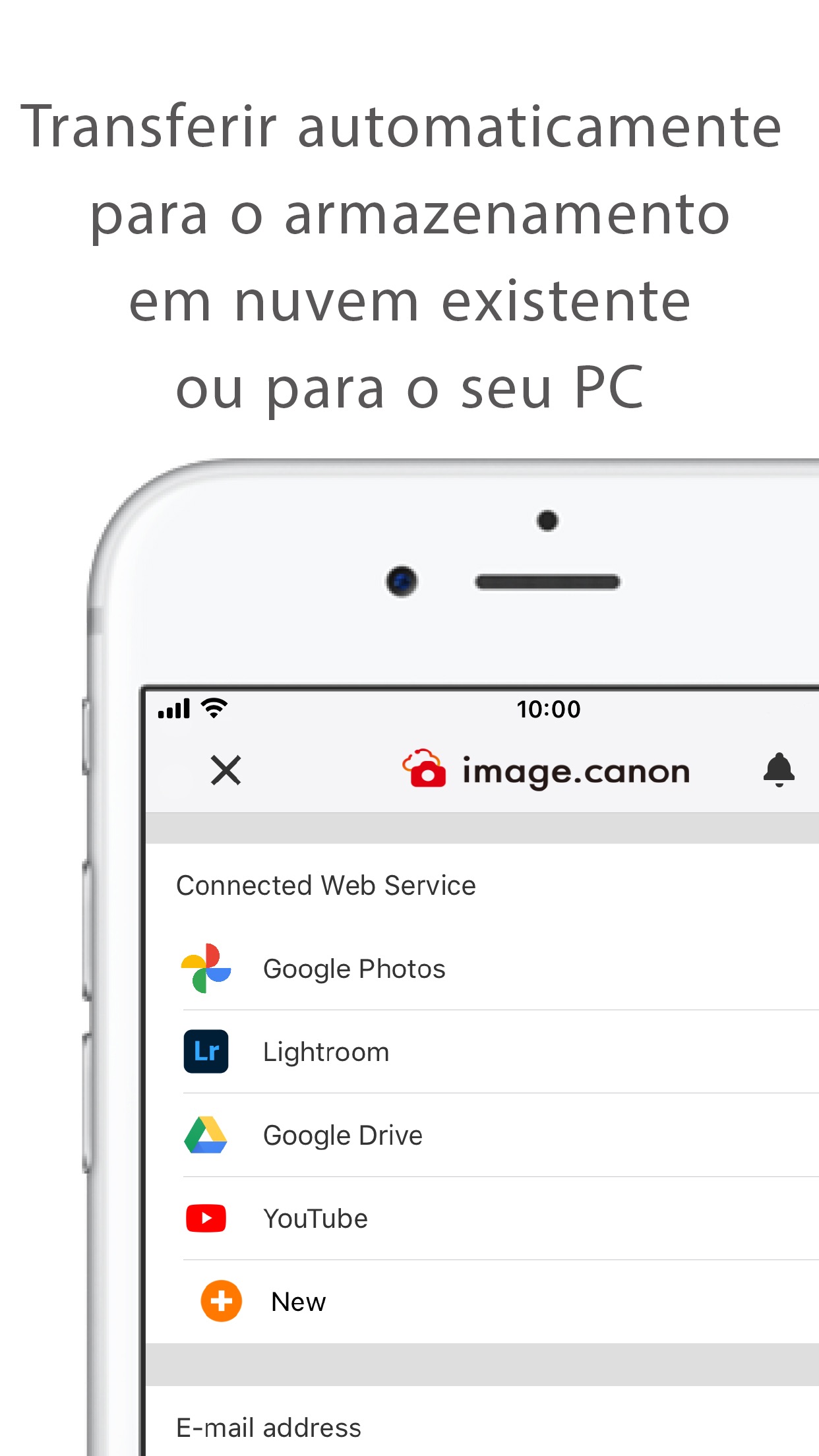 Screenshot do app image.canon
