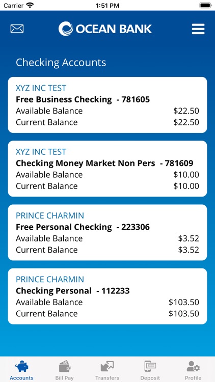 Ocean Bank Mobile Banking