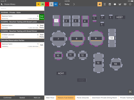 Screenshot #4 pour CellarPass TablePro 2