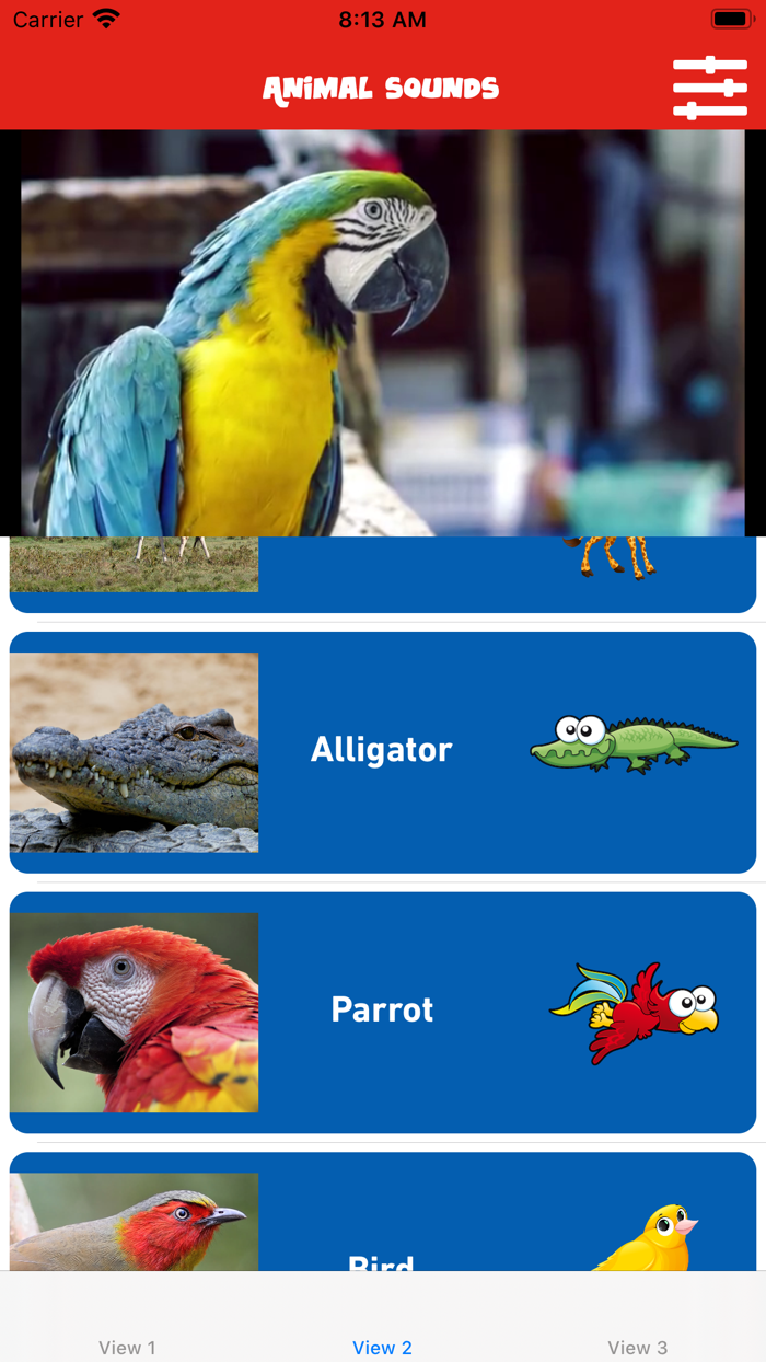 Animal sounds and videos