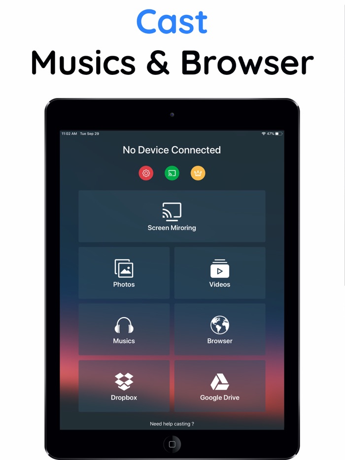 Miracast - Cast to TV App