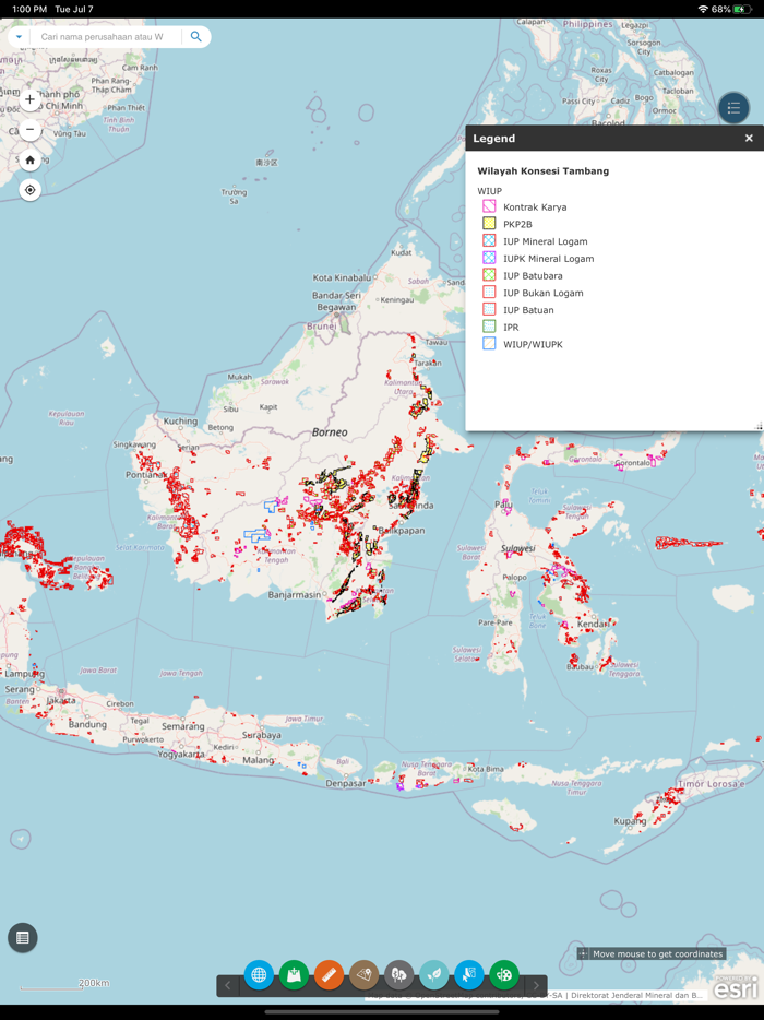 Minerba One Map Indonesia