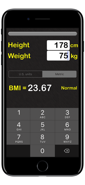 ‎BMI Calculator‰ Screenshot