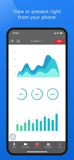 ZOOM Cloud Meetings app screenshot