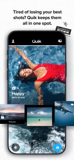 GoPro Quik: Video Editor app screenshot