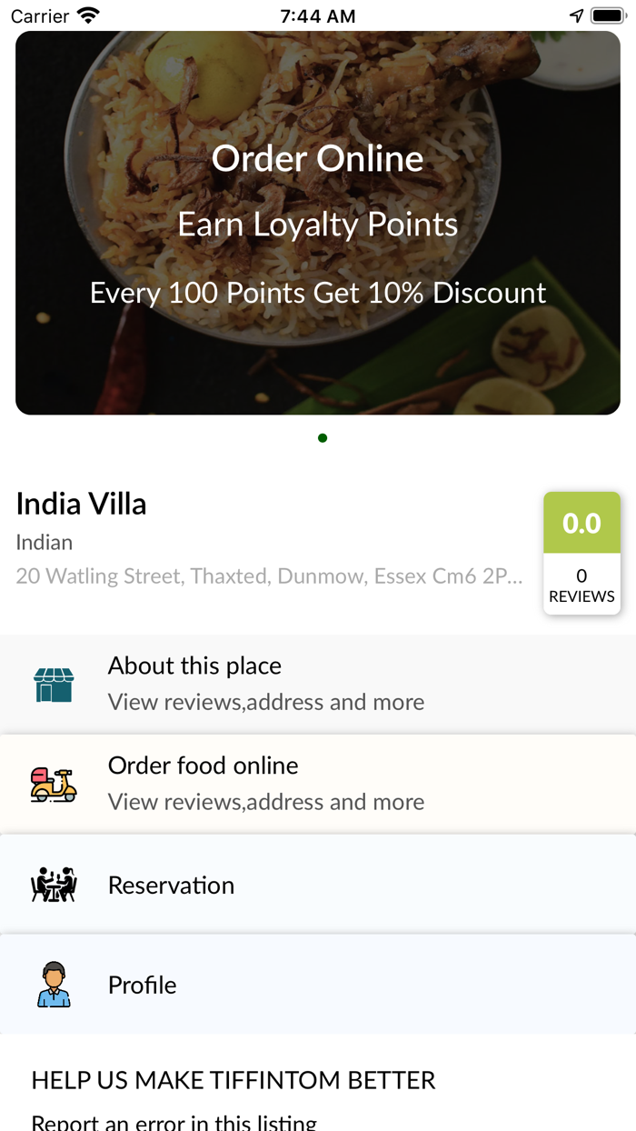 India Villa Restaurant