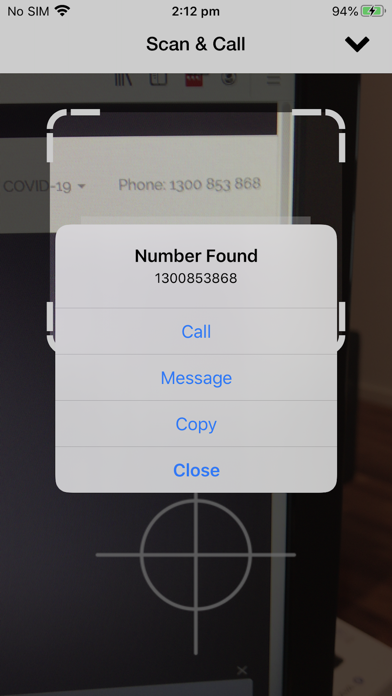Scan & Call screenshot 2