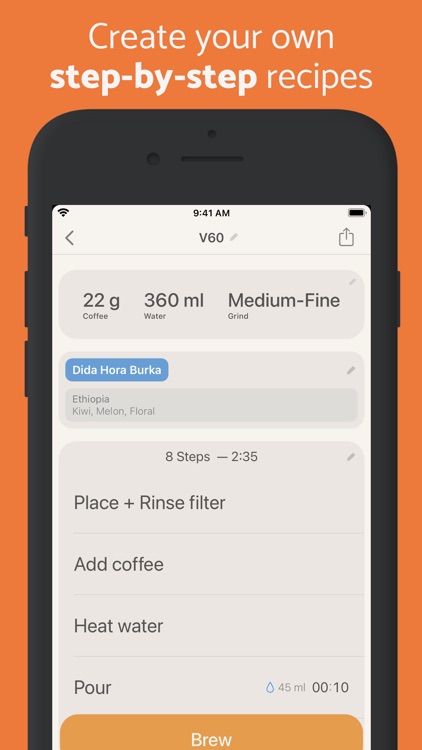 Brew Timer - Coffee Recipes