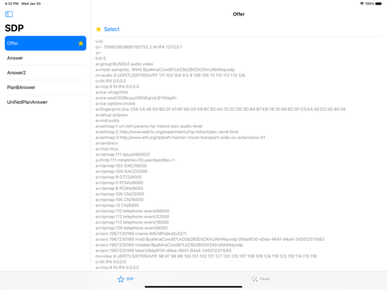 Screenshot #4 pour SDPParse