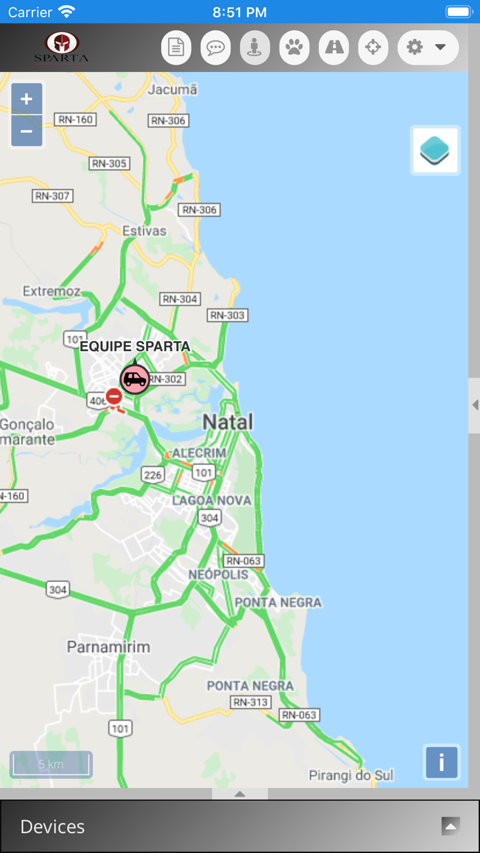 SPARTA Rastreamento Veicular