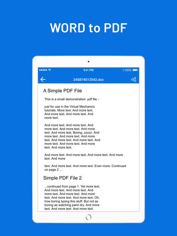 Word To PDF Converter & Reader screenshot 4