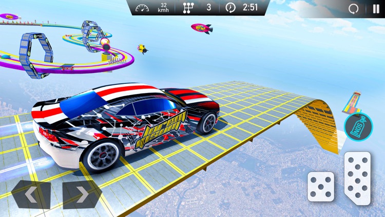 Juegos de Carros - Muscle Car Stunts Mega Ramps - Acrobacias de