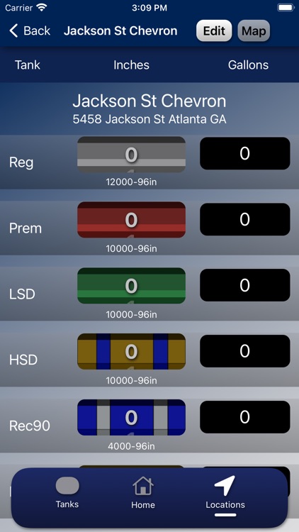 Tank Charts