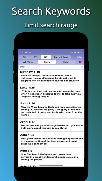 Touch Bible: Read, Study & Go