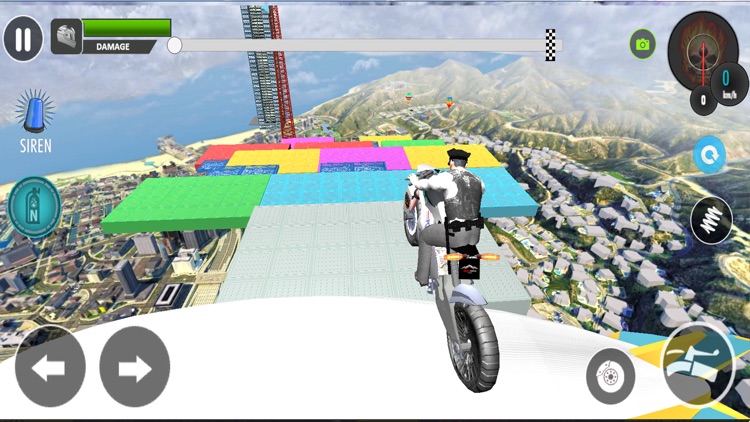 Police Bike Rider Stunt Game