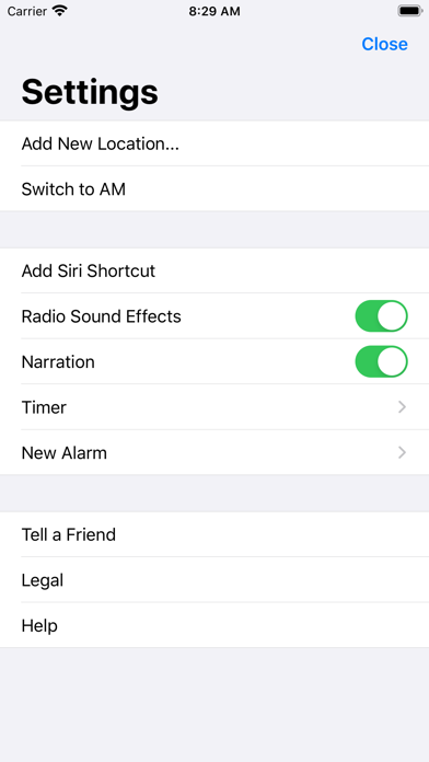 RadioApp - A Simple Radio Screenshot