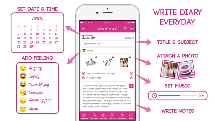 Secret Diary With Lock