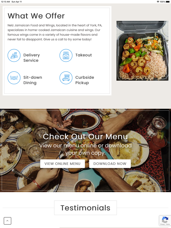 Nelz Jamaican Food  Wings