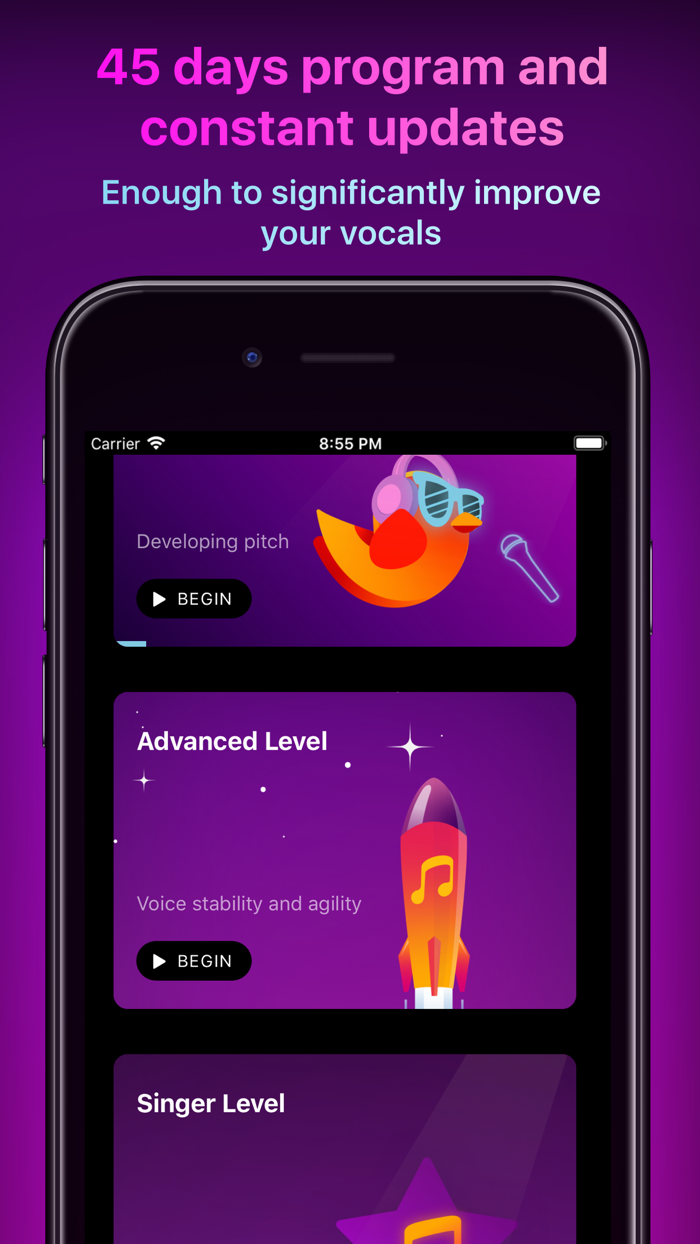 Vocal Workout Singing lessons