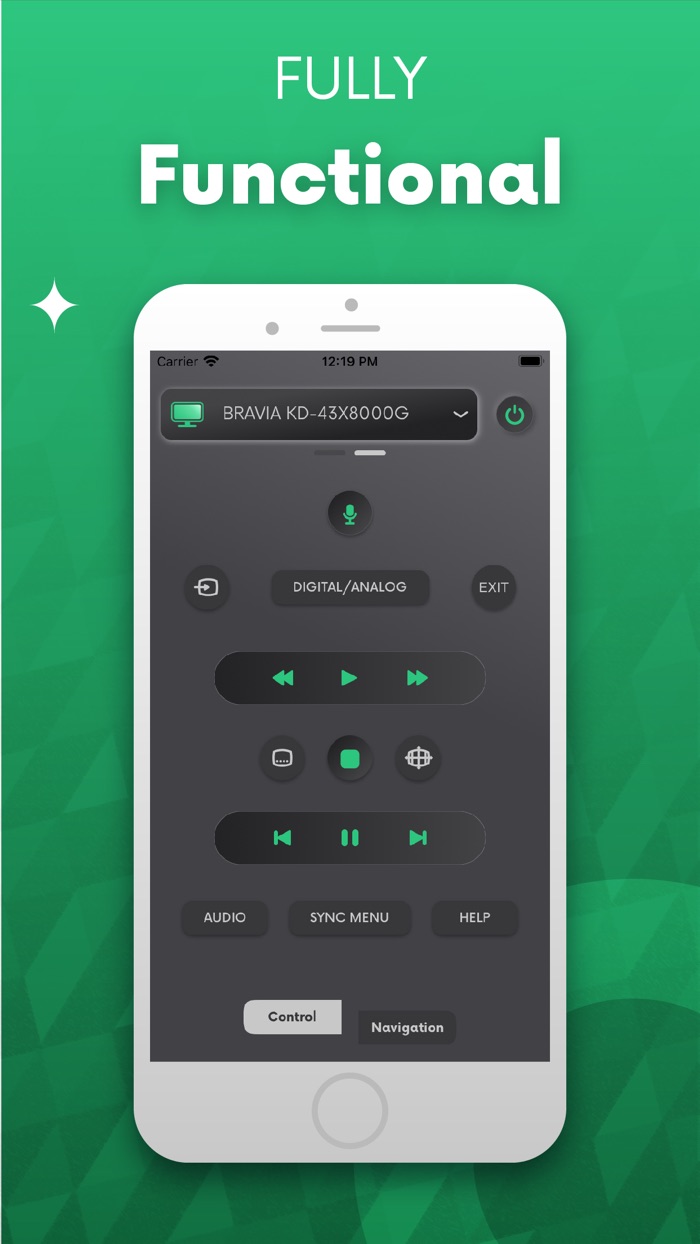 Remote Control for Sony TV