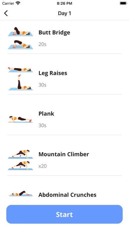 30 Day Workout Fitness at Home screenshot-6