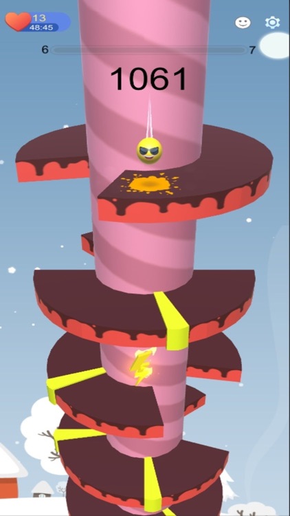 Fruit Ball Helix Crush screenshot-5