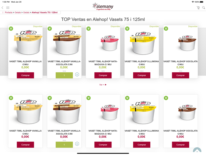 Alemany, Experiencia B2B