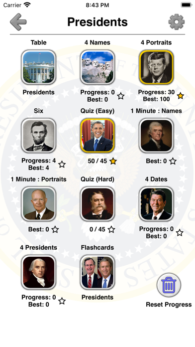 How to cancel & delete US Presidents - History Quiz from iphone & ipad 3