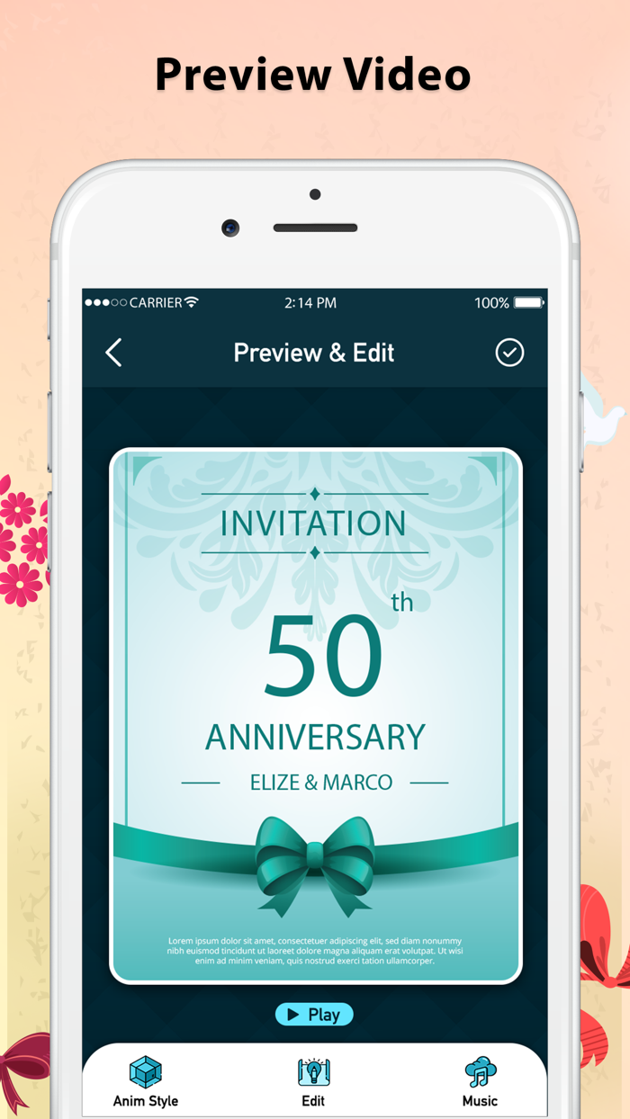 Video Invitation Card Creator