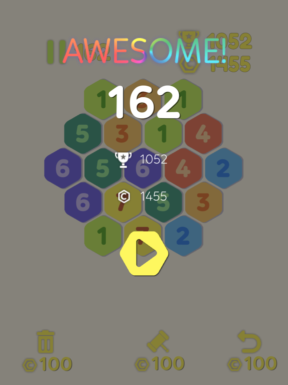 Make 7 In Hexagon screenshot 3