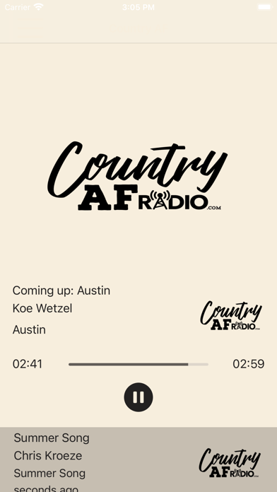 How to cancel & delete Country AF Radio from iphone & ipad 1