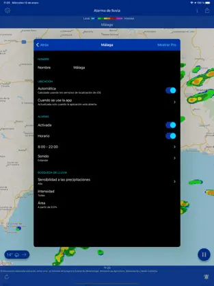 Screenshot 6 Alarma de lluvia - Rain Alarm iphone
