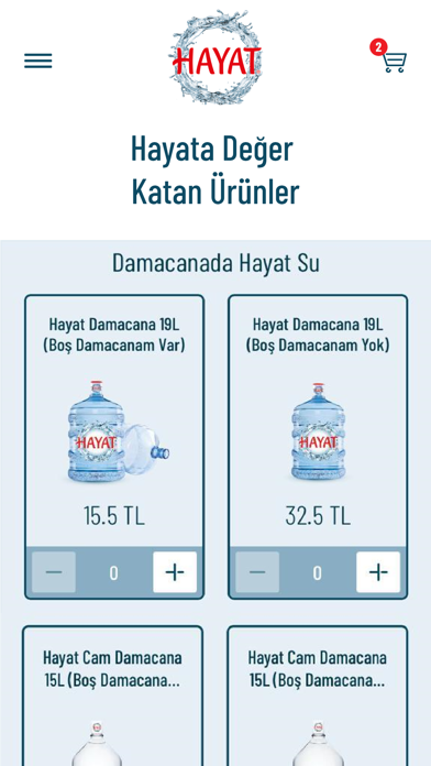 How to cancel & delete Hayat Su Sipariş from iphone & ipad 2