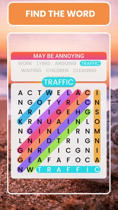 Word Rainbow Search screenshot 1