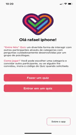 Game screenshot Entre Nós - Quiz para casais mod apk