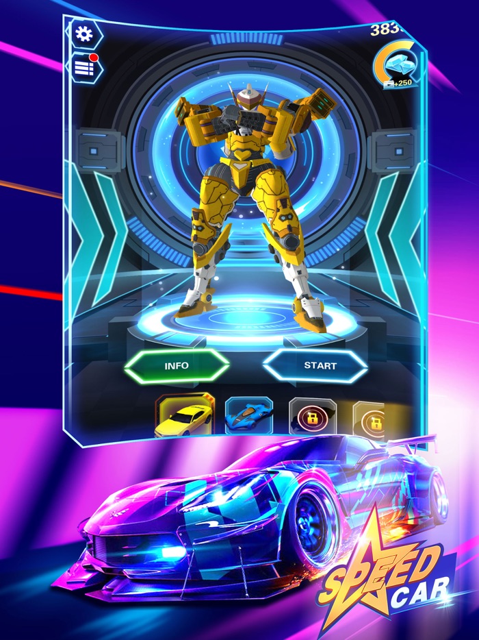 Speedy Car Space Travel