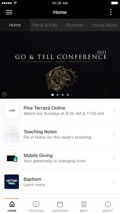 How to cancel & delete Pine Terrace Baptist Church from iphone & ipad 1